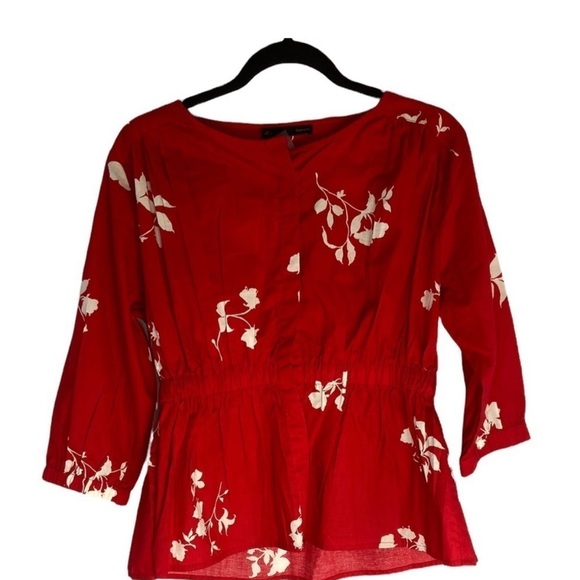 𝅺parory Floral Blouse 12 NWT - Picture 2 of 3